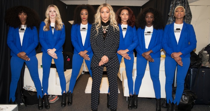 Beyoncé em show de apoio Ã  Hillary Clinton (Foto: Divulgação/Beyoncé)