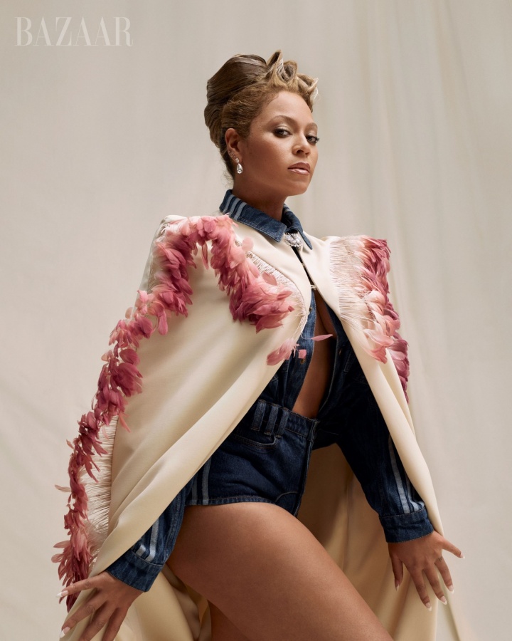 Beyoncé para Harper's Bazaar; setembro 2021 (Foto: Divulgação)