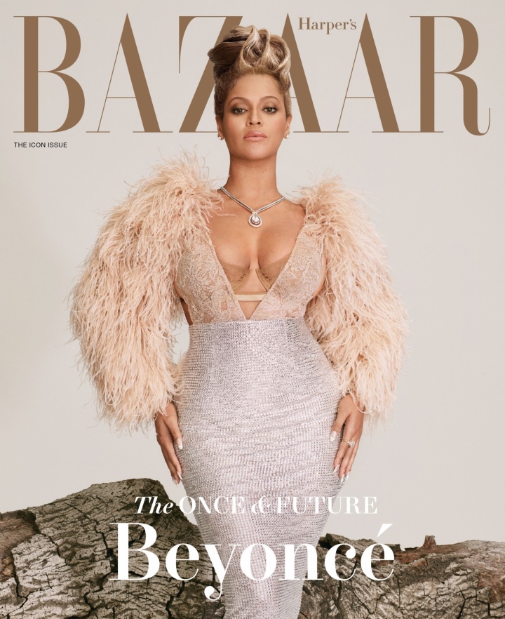 Beyoncé para Harper's Bazaar; setembro 2021 (Foto: Divulgação)